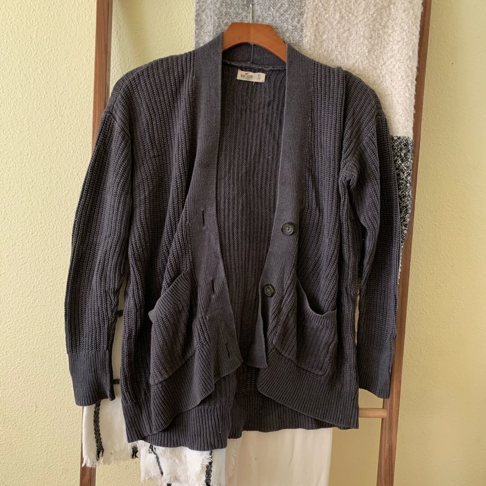 Gray Cardigan